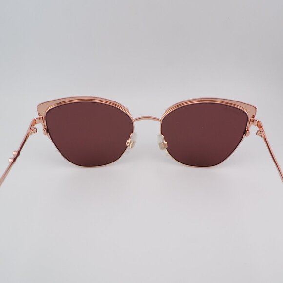 Swarovski Double Crystal Accent Browline Cat Eye Shades Retro Summer Spring 0318 main image 11